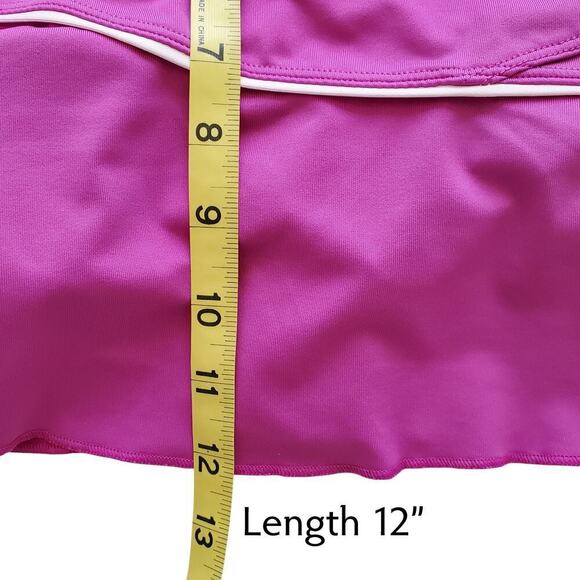 Nike Dri-Fit Hot Pink Tennis Fuchsia Skort Pickleball Golf Size M - Picture 8 of 11